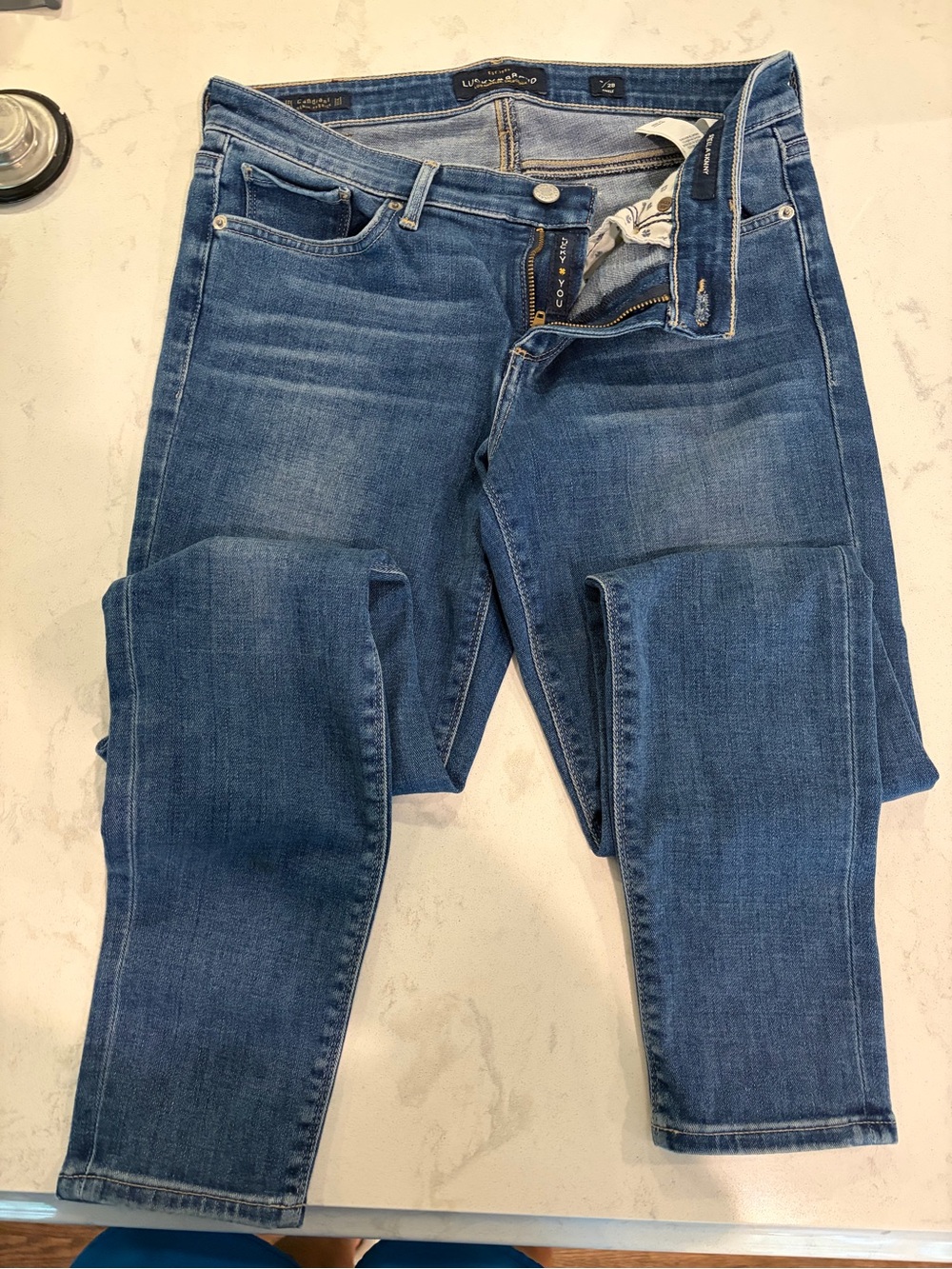 Lucky Brand Women's Blue Skinny Jeans - Medium Wash